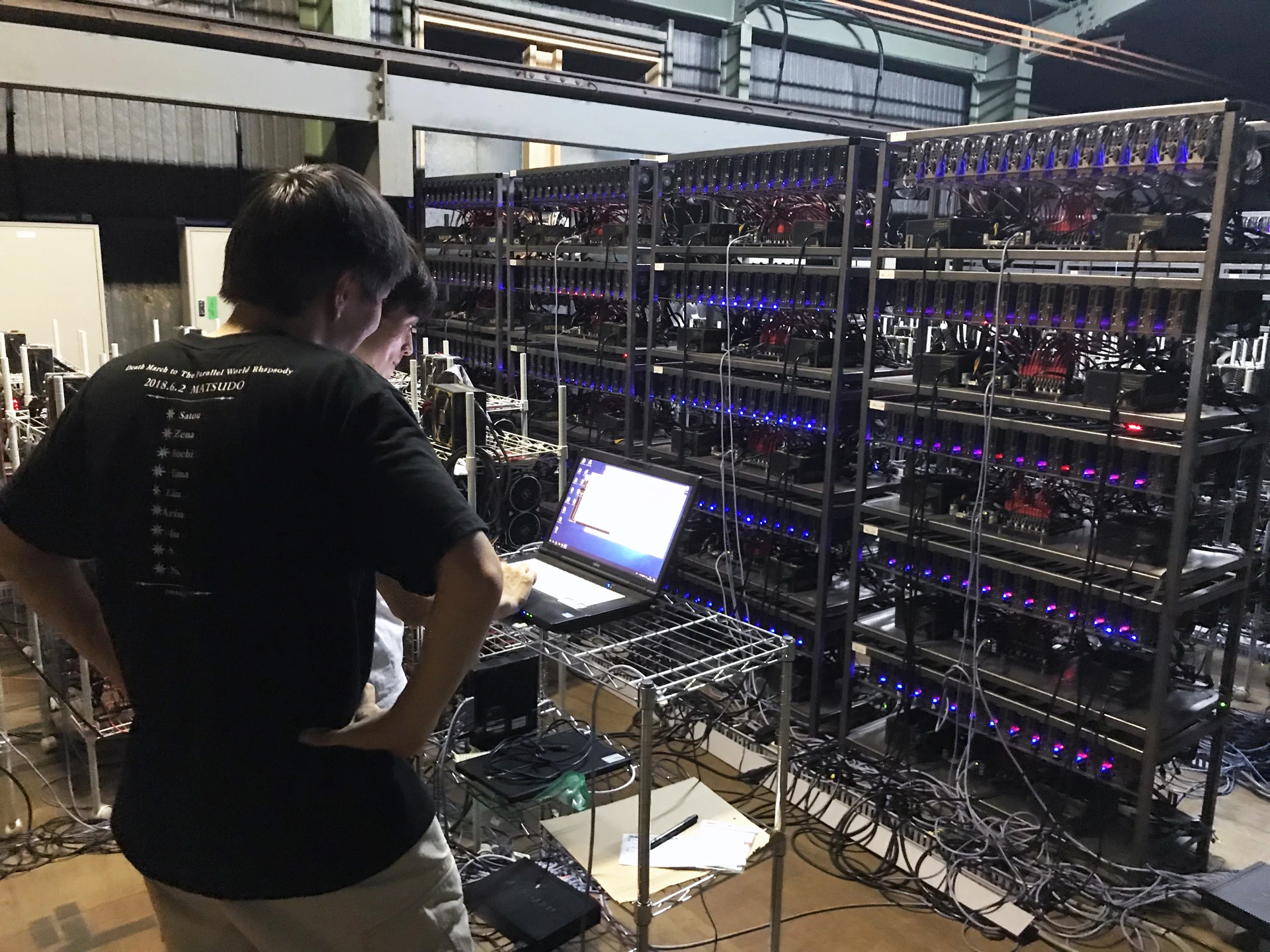 GPUを多用したスーパーコンピューティング事業