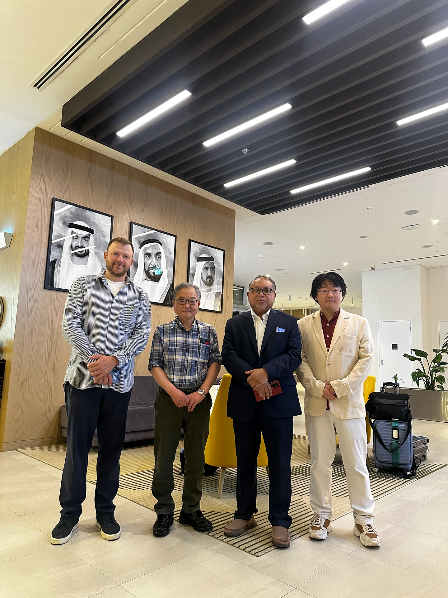 With the Palau Ambassador in the UAE (United Arab Emirates)
