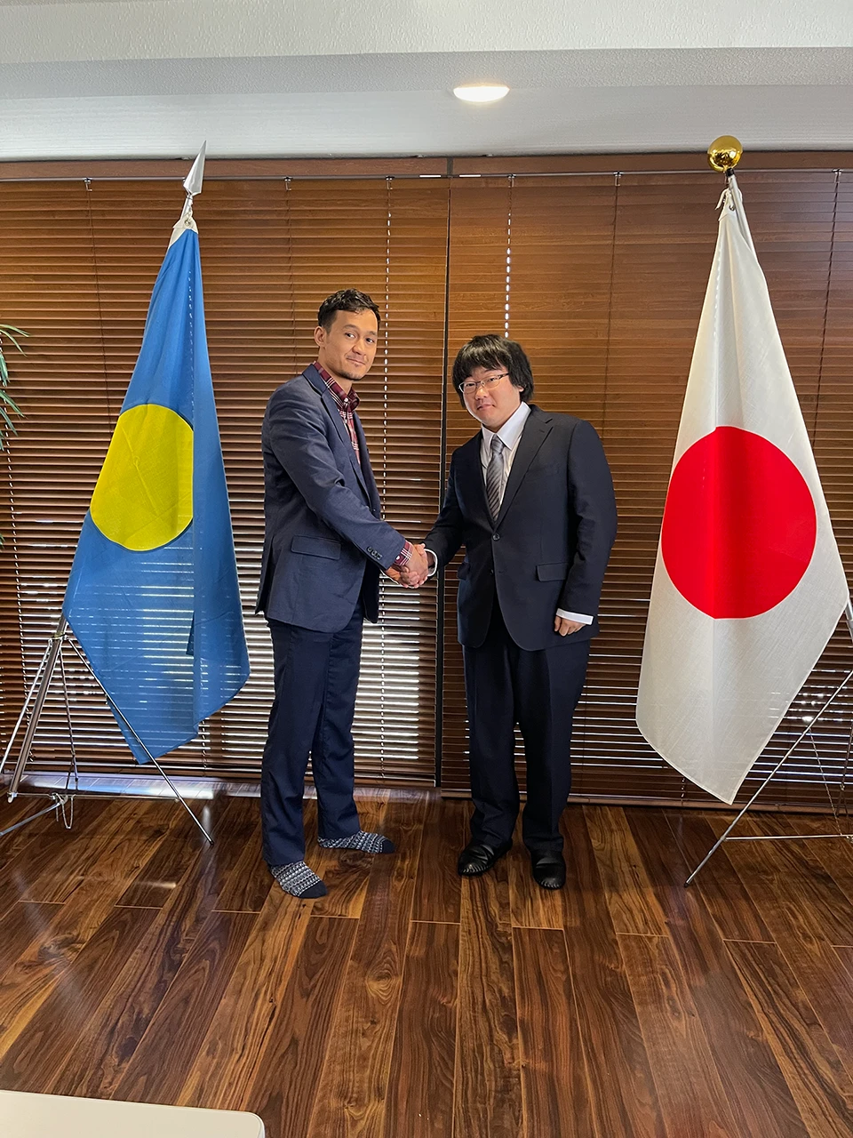 At the Embassy of Palau